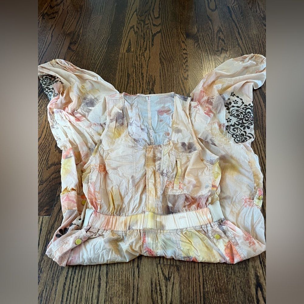 Free People Colorburst One Piece Jumpsuit FP Movement X Small Playsuit-romper - Picture 9 of 9